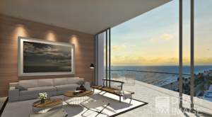 Living Room (South East View) - Paramount Residences