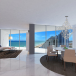 Living Room (South View) - Unit C - Paramount Residences